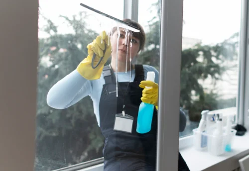 Nettoyage de vitres intérieures et extérieures à Rouze